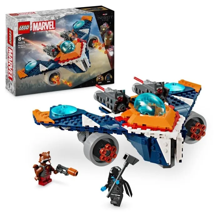 LEGO Super Heroes Marvel 76278 Rockets Warbird mot Ronan