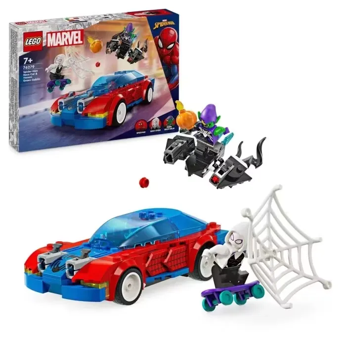 LEGO Super Heroes Marvel 76279 Spider-Mans racerbil & Venom Green Goblin