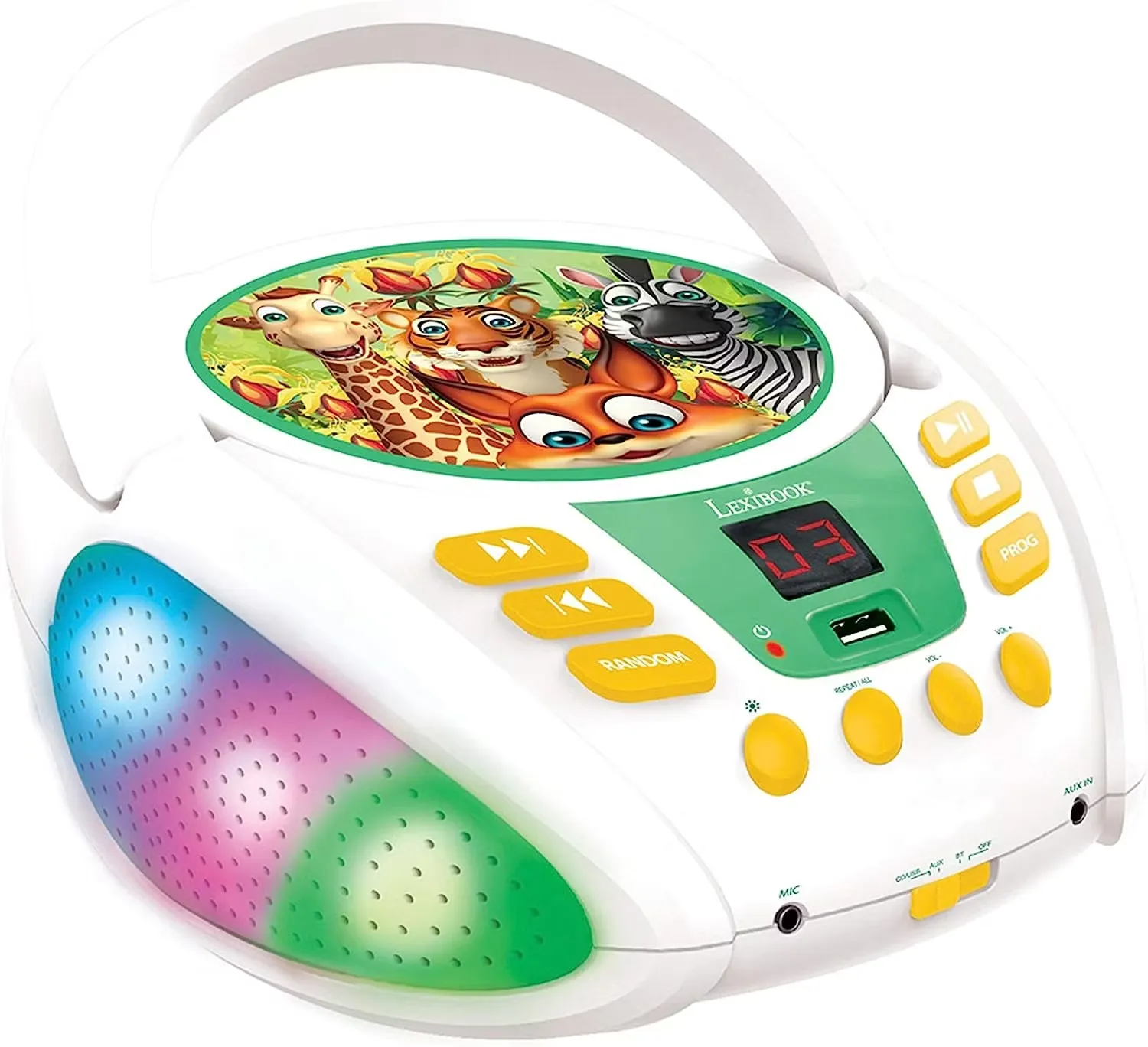 Lexibook Jungle animals Bluetooth CD-spelare