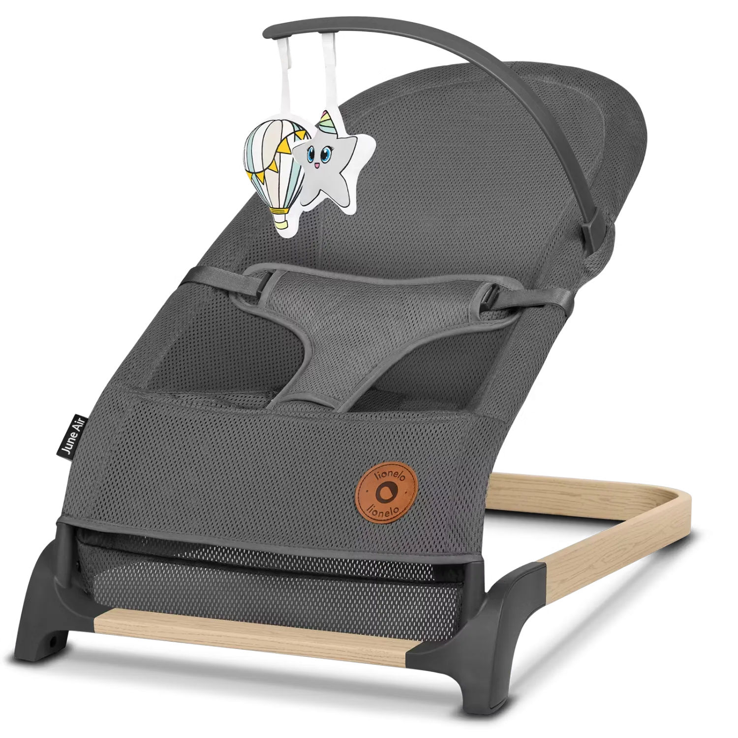 Lionelo June Air Babysitter Grey Graphite