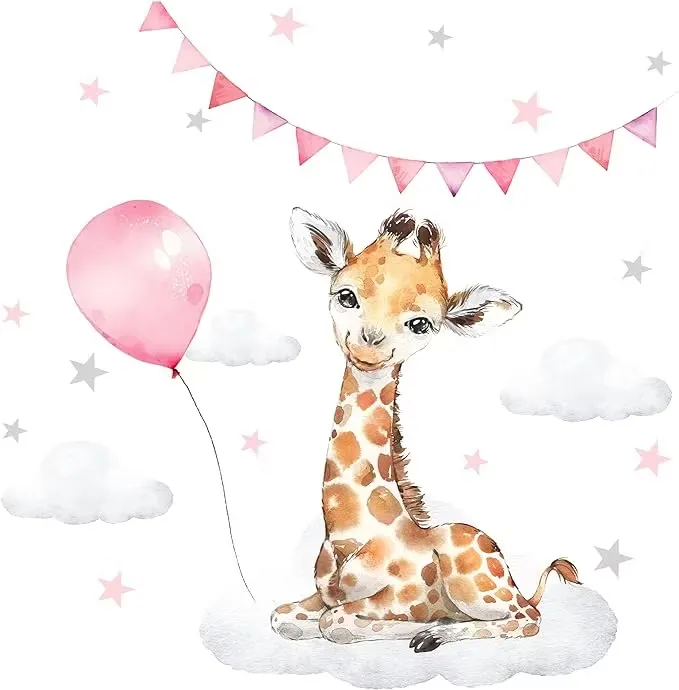 Little Deco Väggdekal Giraff