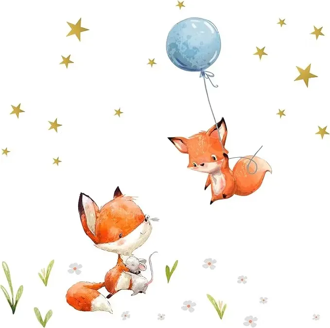 Little Deco Väggdekal Räv