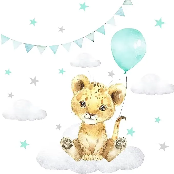 Little Deco Väggdekal Tiger