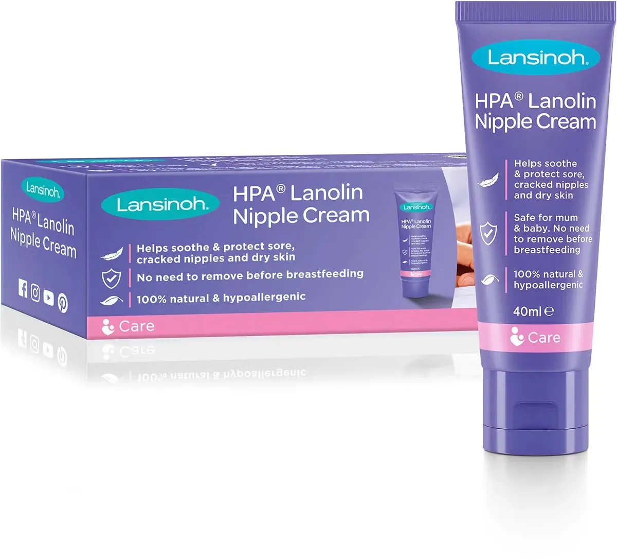 Lansinoh Lanolin Bröstvårtskräm HPA 40ml