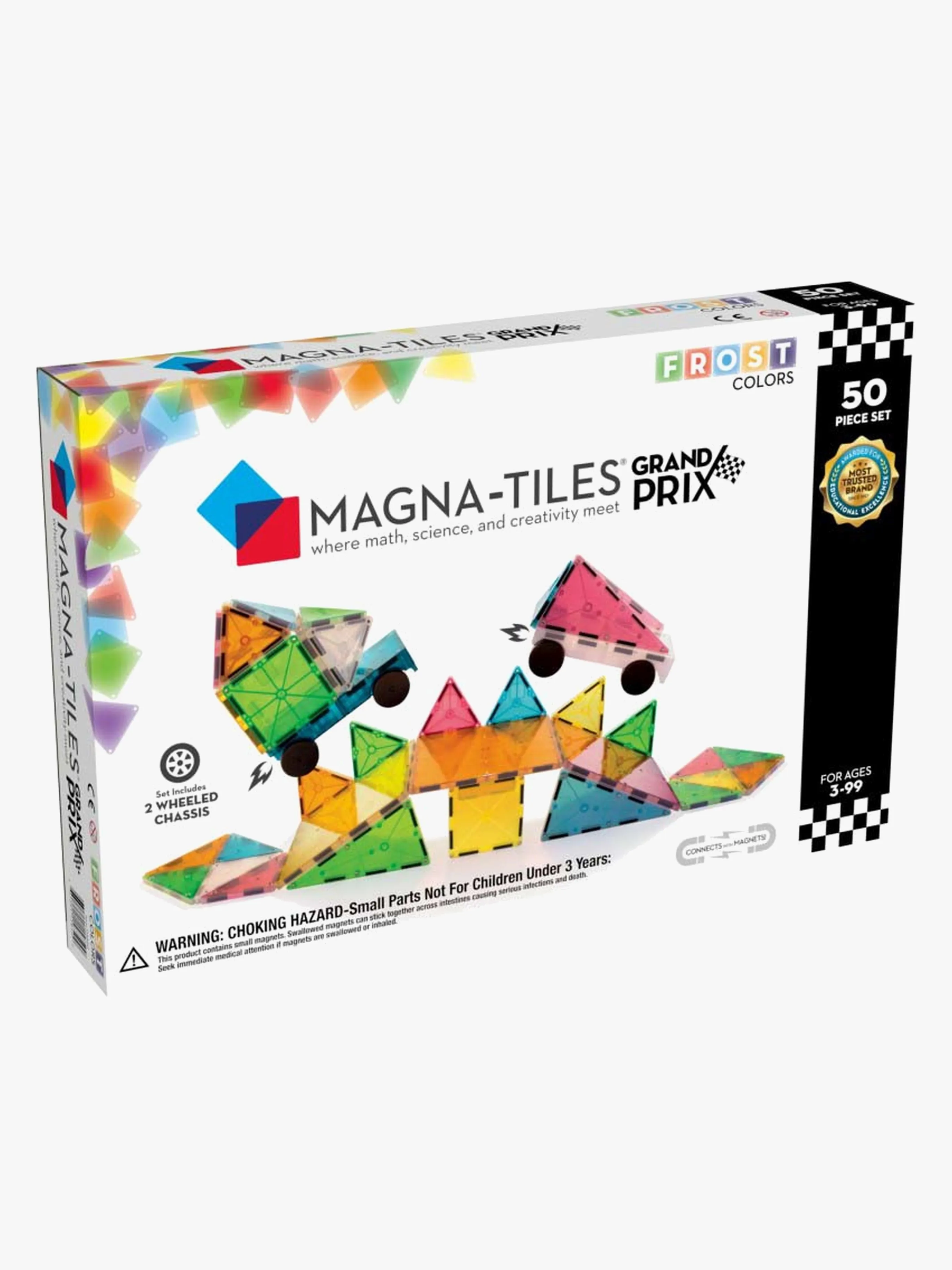 Magna-Tiles Grand Prix Byggsats 50 Delar