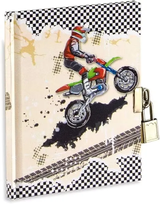 Marelli Dagbok Med Lås Motocross