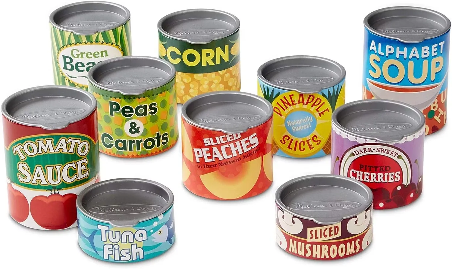 Melissa & Doug Burkar Med Leksaksmat