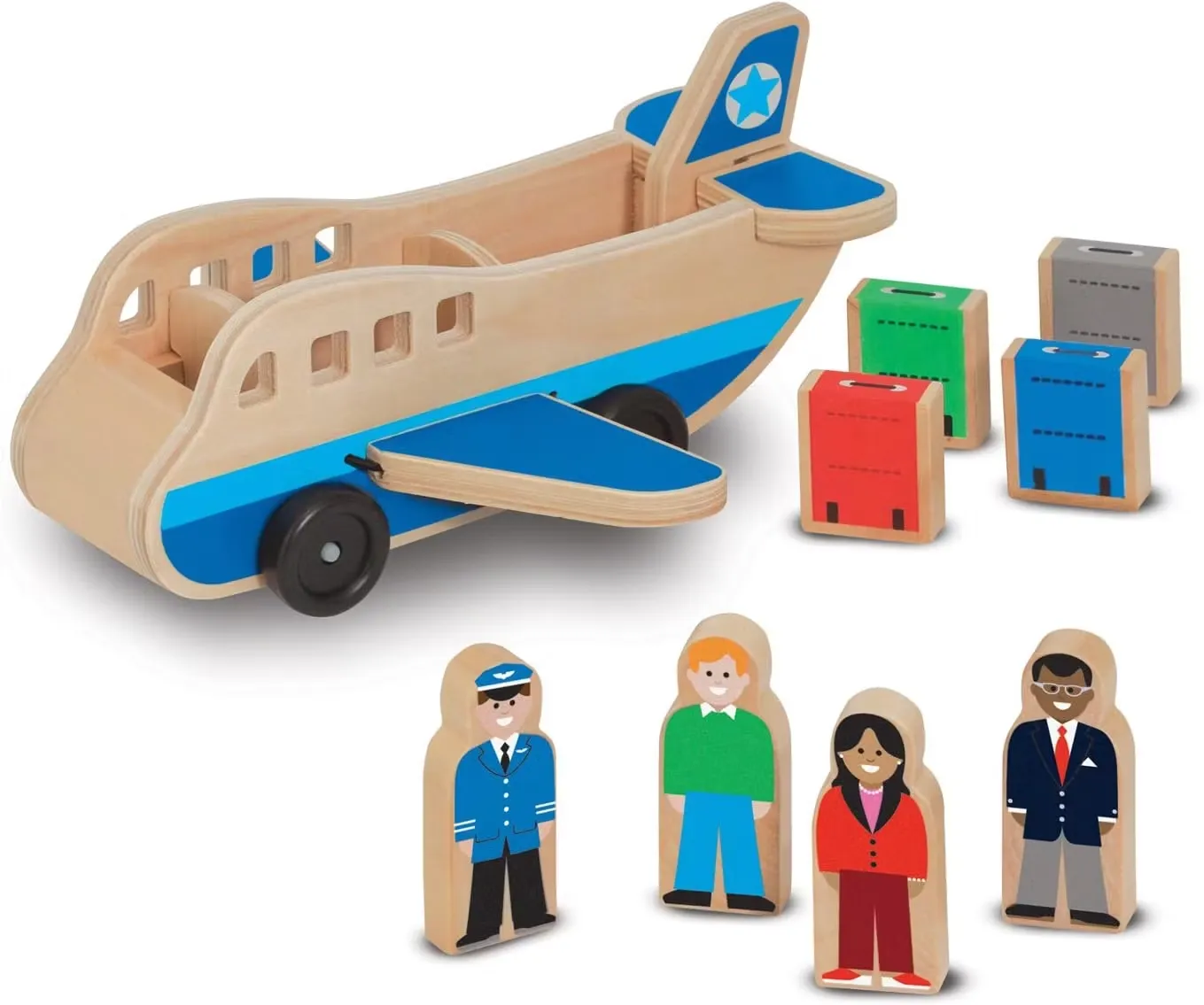 Melissa & Doug Flygplan I Trä