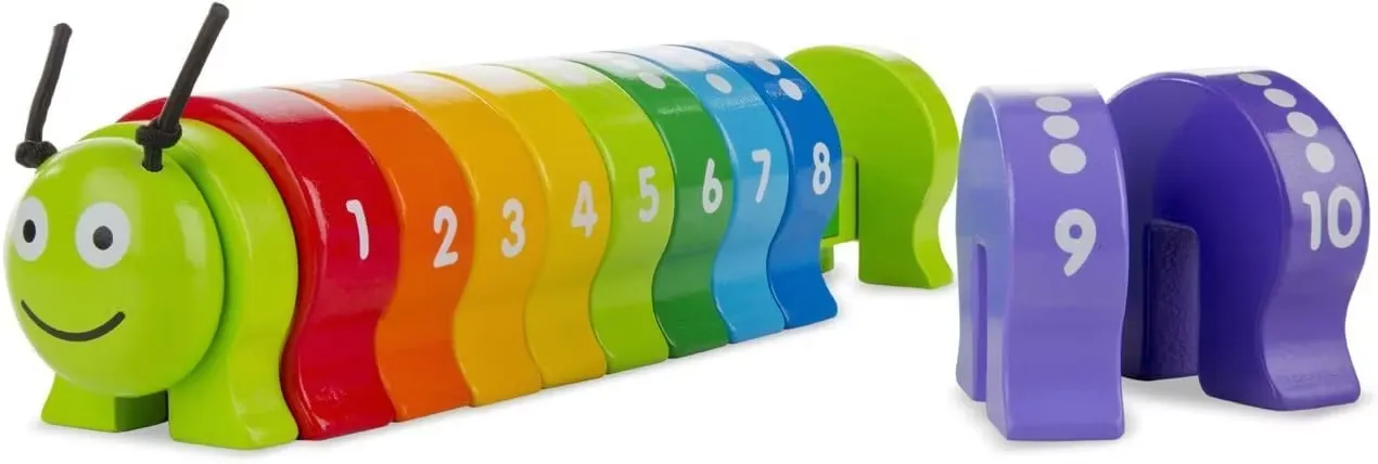 Melissa & Doug Räknelarv I Trä