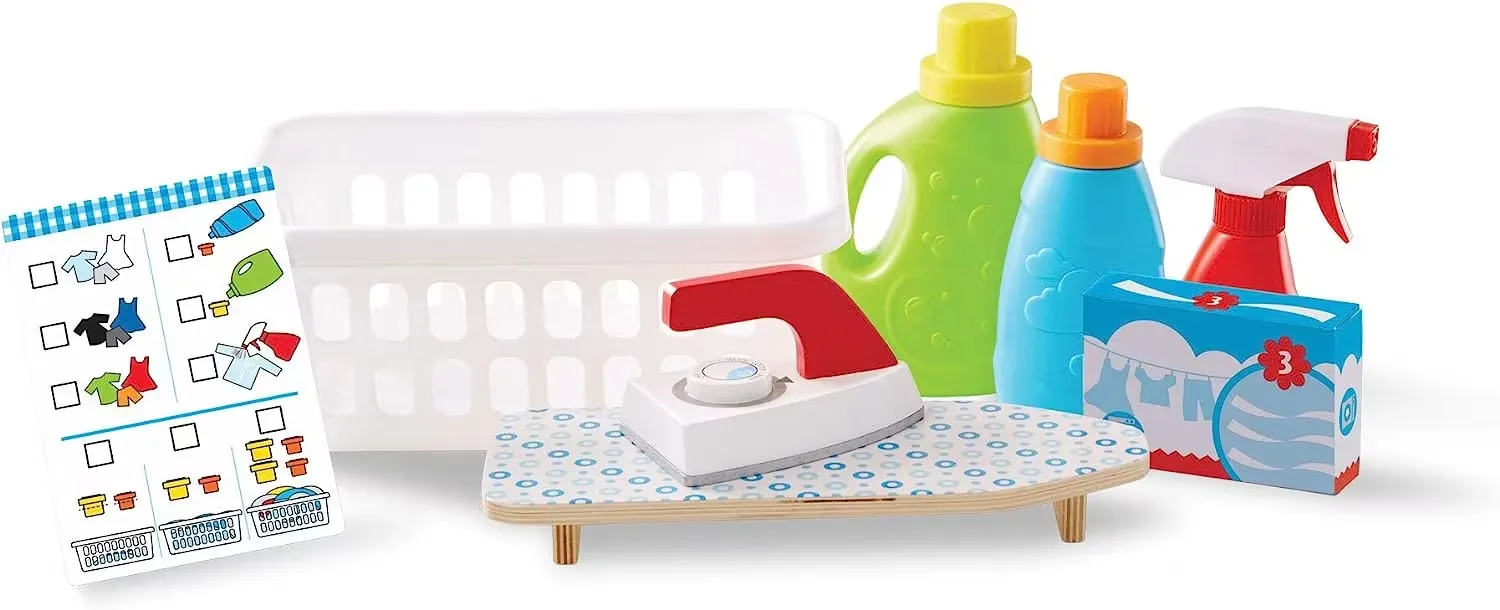 Melissa & Doug Tvättkorgs-set