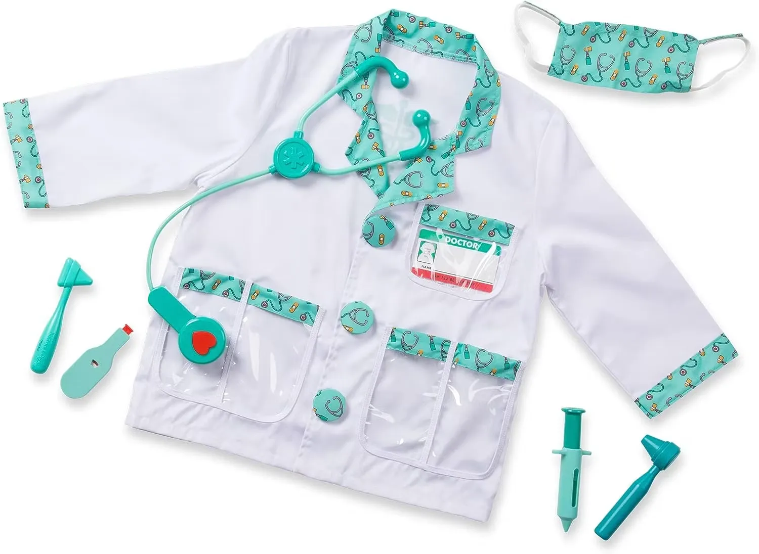 Melissa & Doug Utklädnad Doktor med Tillbehör