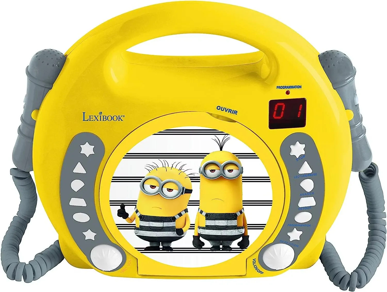Minions CD-spelare med 2 mikrofoner