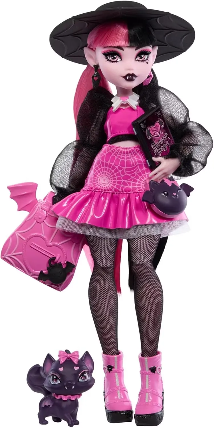 Monster High Draculaura med fladdermuskatten