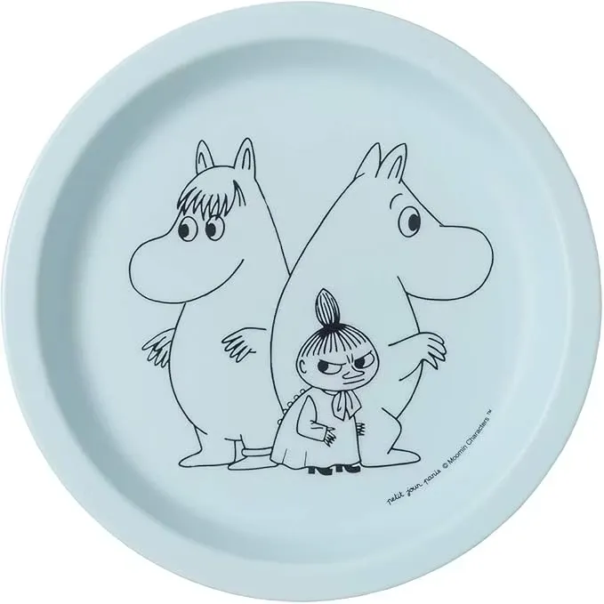 Mumin Tallrik Blå