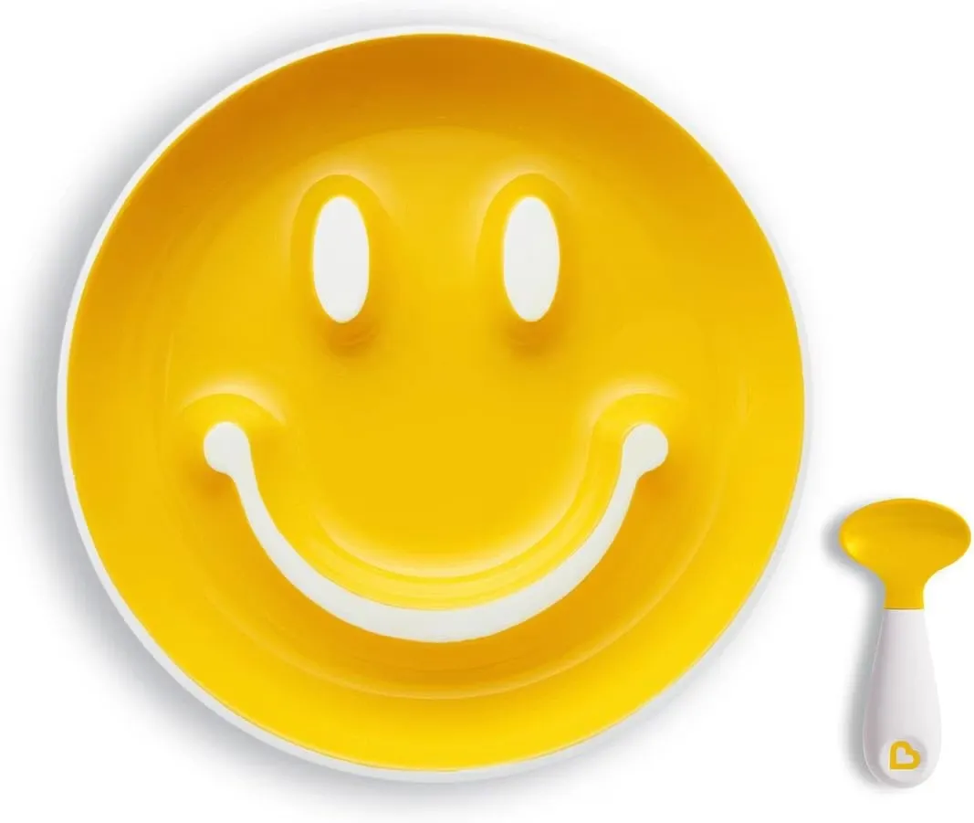 Munchkin Tallrik Med Sugkopp Gul