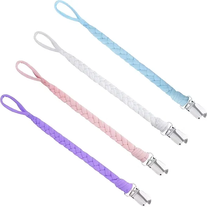 Napphållare Bomull 4-pack Lila/Rosa