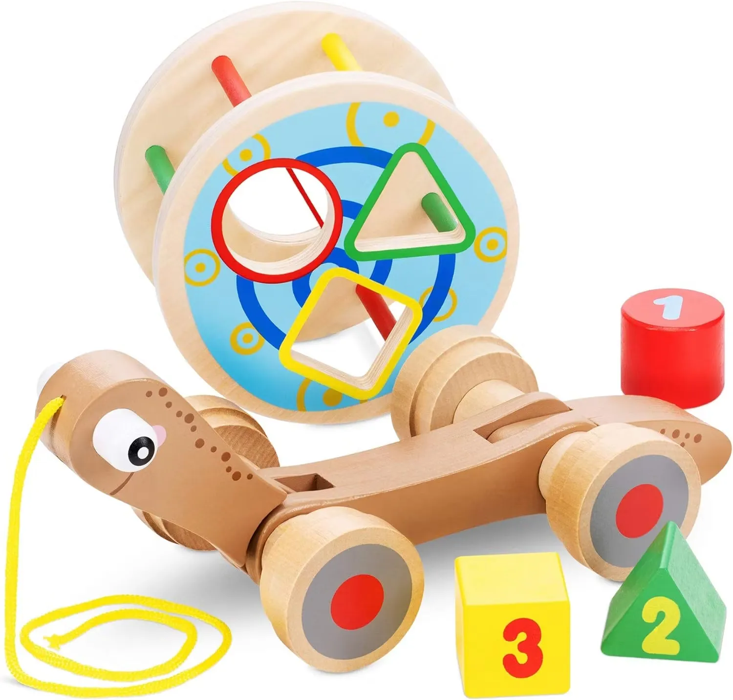 Navaris Dragleksak Med Formsorterare Sköldpadda