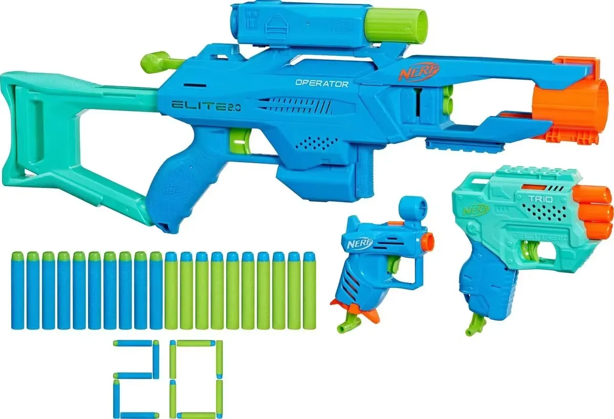 NERF Elite 2.0 Tactical Pack Blasters