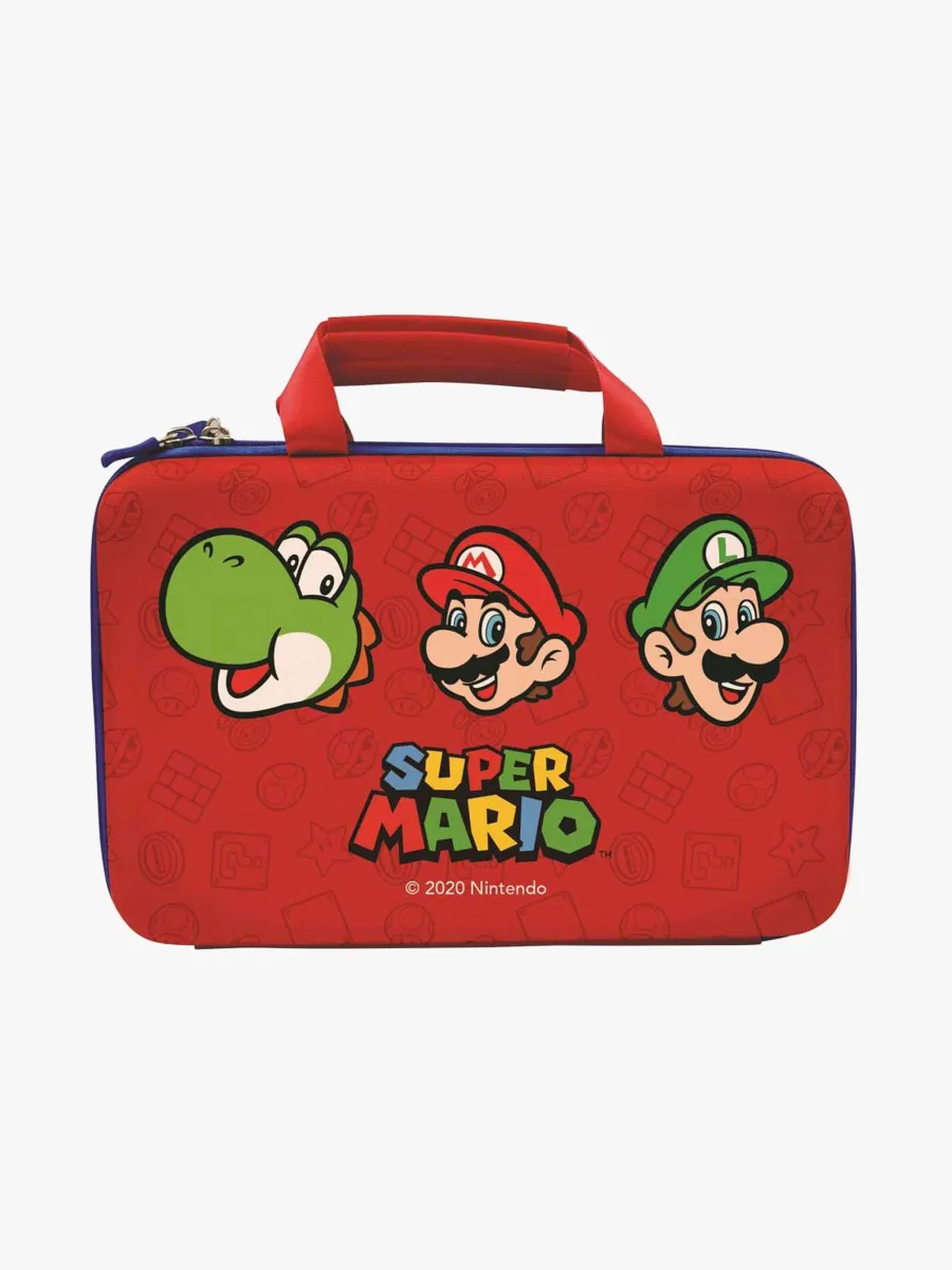Nintendo Super Mario Fodral Skyddande Väska med Handtag Upp Till 25 Cm