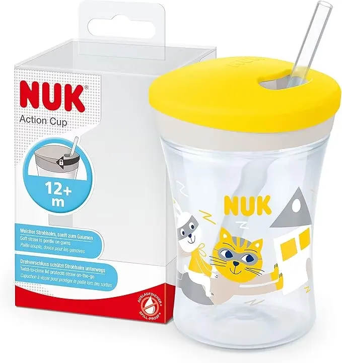Nuk Action Cup 230ml Gul