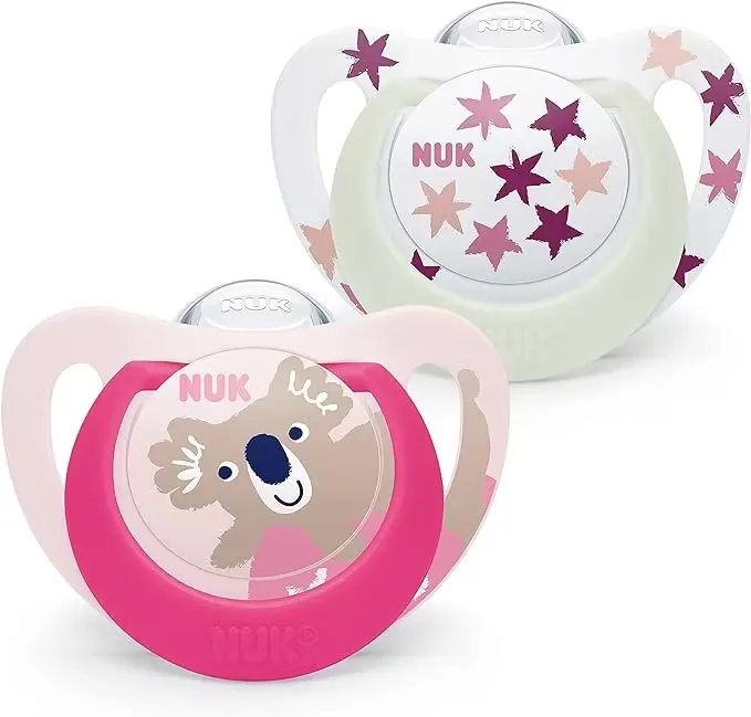 NUK Star Nappar 18–36 månader 2-Pack Rosa Koala