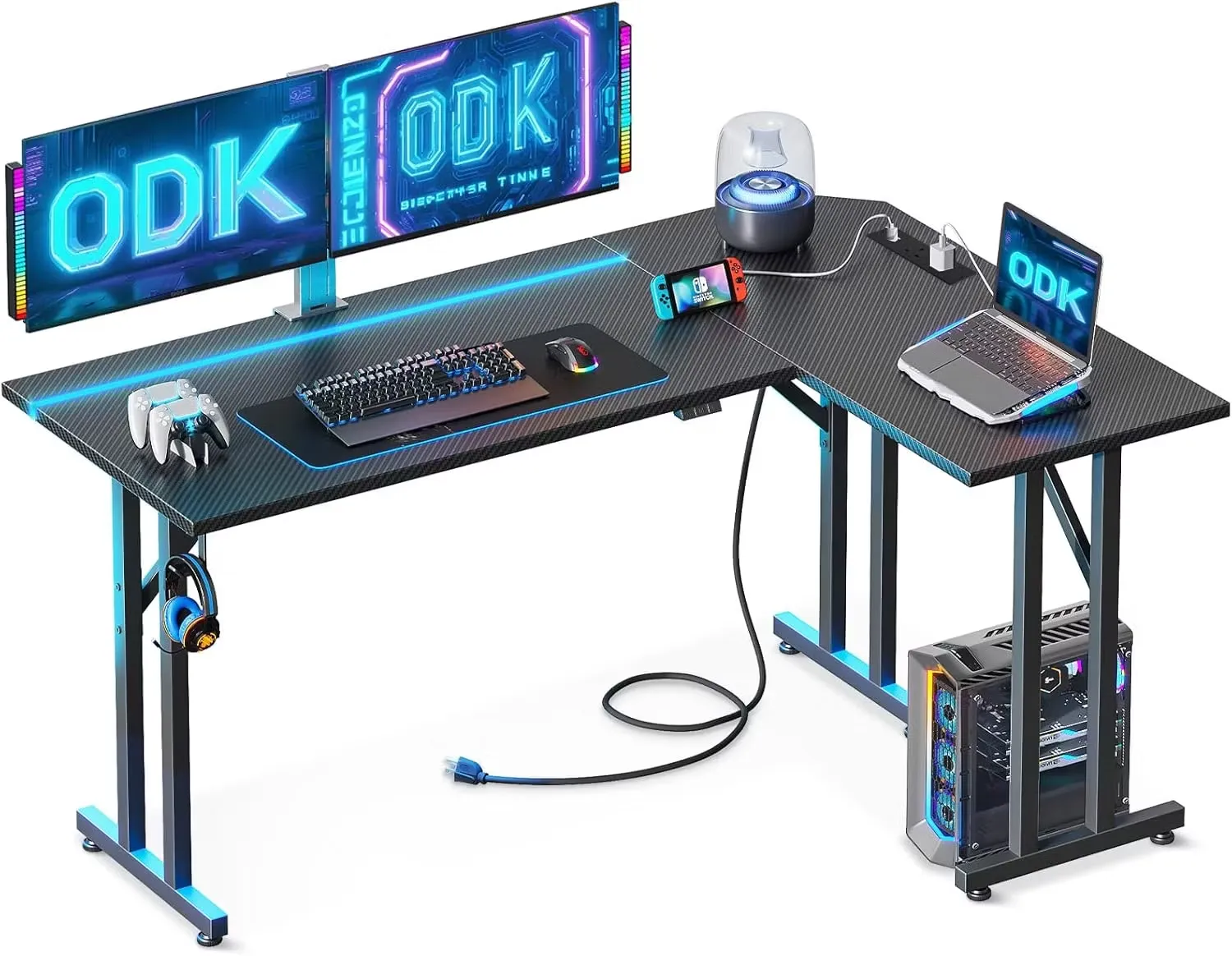 ODK Gamingbord Svart