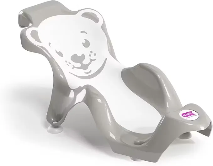 OKBaby Ergonomisk Balja Med Badstöd Grå