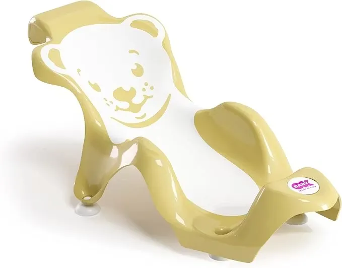 OKBaby Ergonomisk Balja Med Badstöd Gul