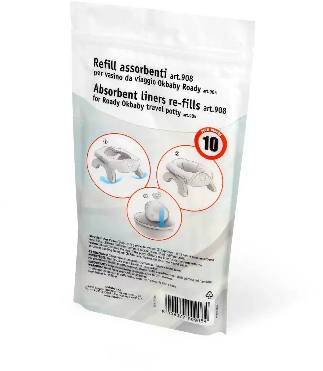 OKBaby Roady Refillpåsar 10-pack Till Resepotta