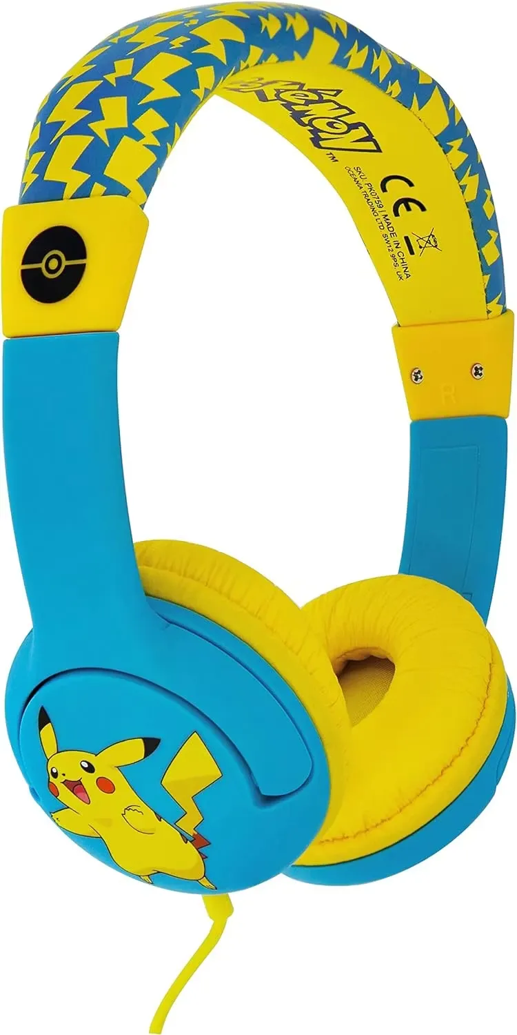 OTL Pokemon Pikachu on-ear hörlurar