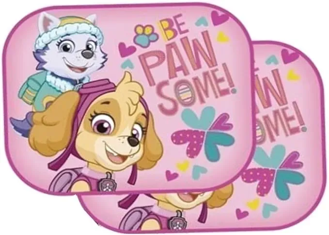 Paw Patrol Solskydd 2-Pack Rosa