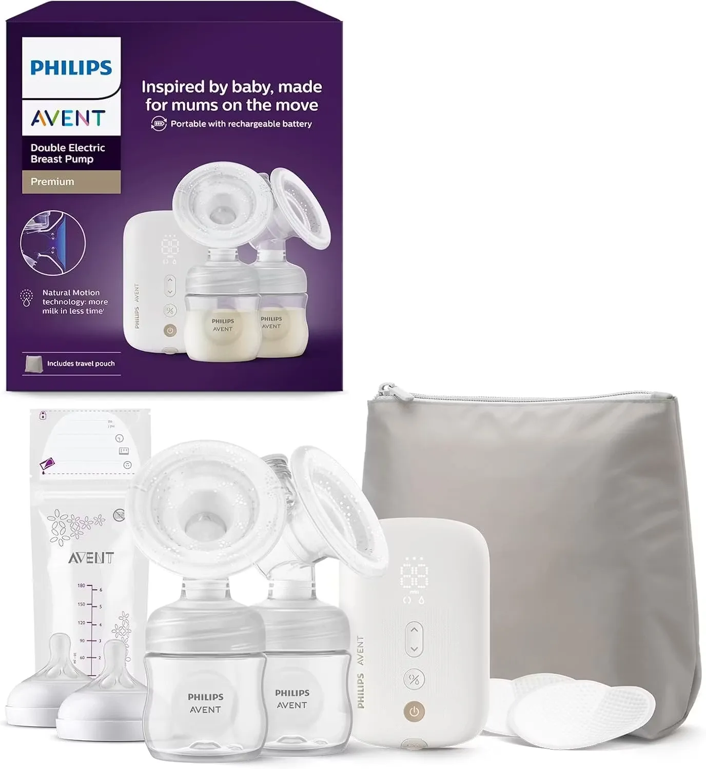 Philips Avent Natural Motion Dubbelbröstpump Elektrisk