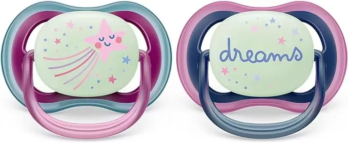 Philips Avent Ultra Air Napp 2-Pack 0-6 Månader Lila