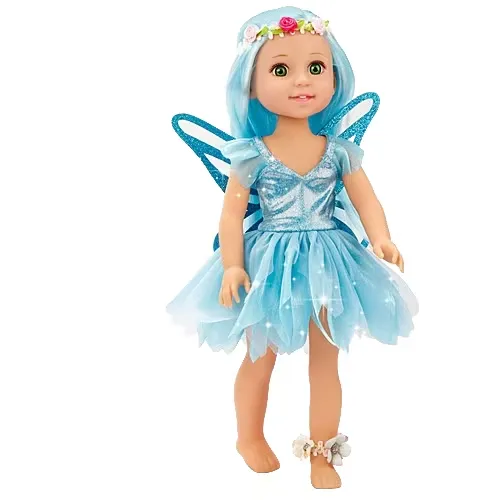 Pixie Play Docka Älva Blå 38cm