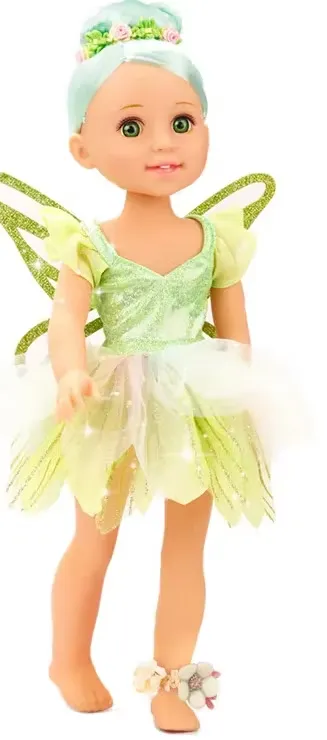 Pixie Play Docka Älva Grön 38cm