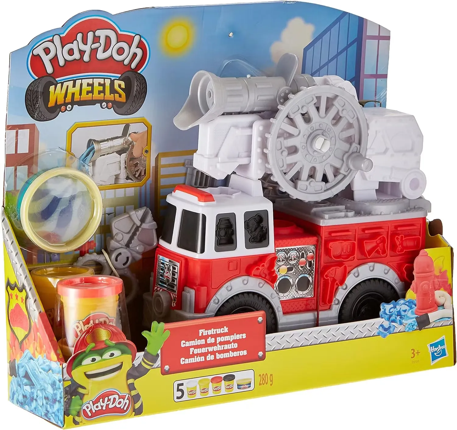 Play-Doh Leklera Wheels Stor Brandbil