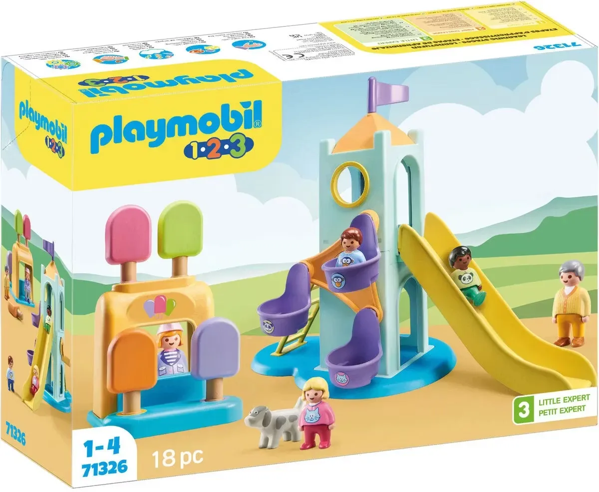 Playmobil 71326 1.2.3 Byggsats Upplevelsetorn med Glasskiosk