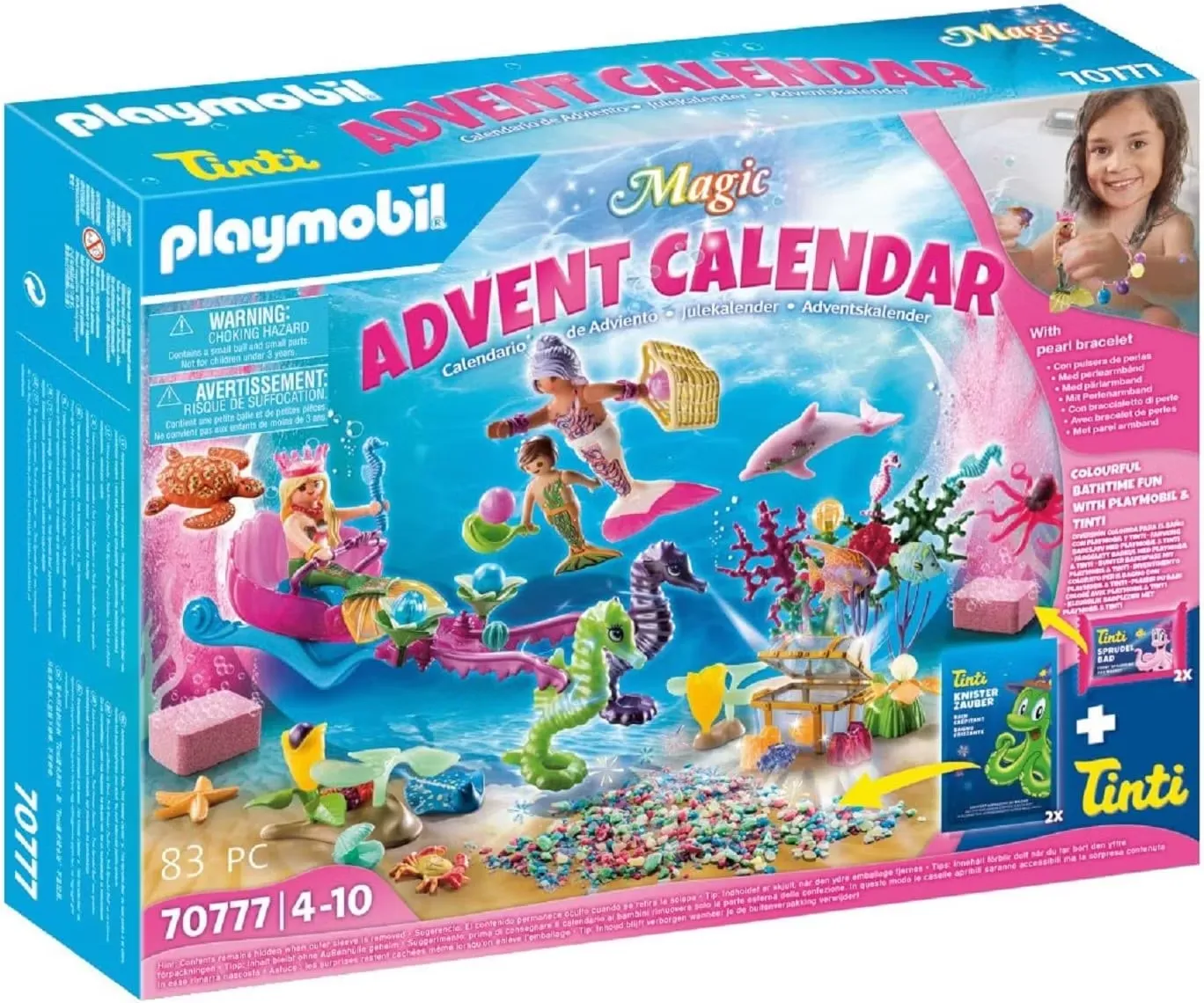 PLAYMOBIL Adventskalender "Badande sjöjungfrur"