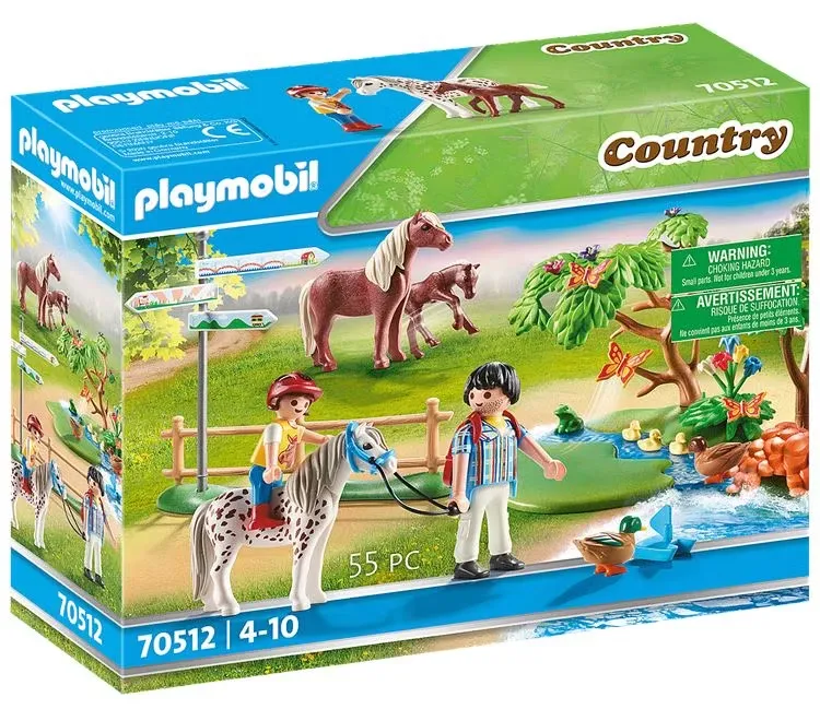 Playmobil Country Ponnyridtur 70512