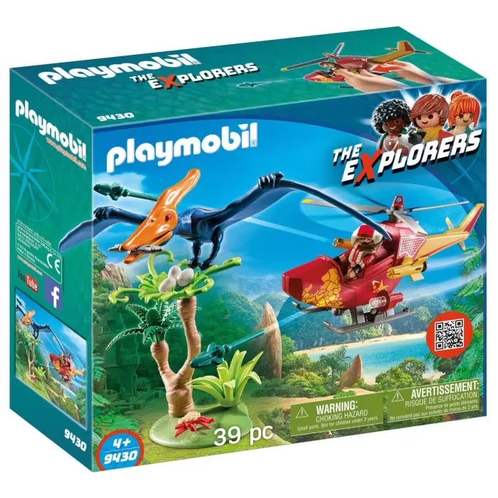 Playmobil Dinos Helikopter med flygosaurus 9430