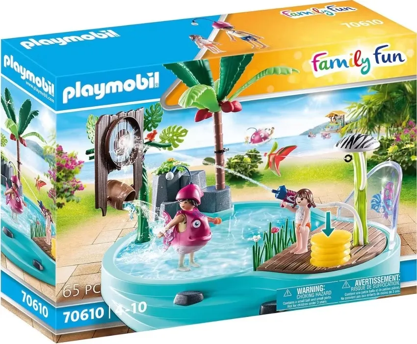 Playmobil Family Fun 70610 Lekbassäng med vattenspruta