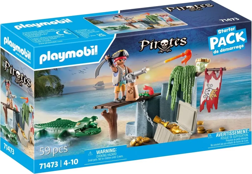Playmobil Pirates 71473 Pirat med alligator