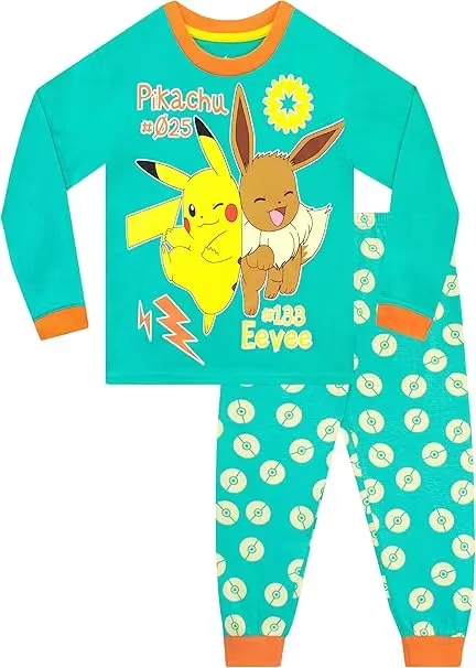 Pokemon Pyjamasset Grön