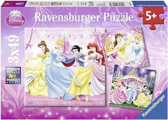 Ravensburger Disney Snövit Pussel 3x49 Bitar