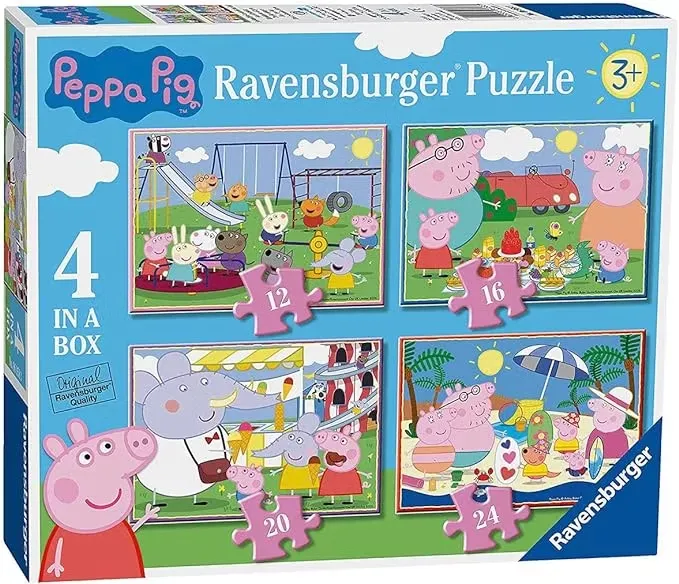 Ravensburger Greta Gris Pussel 12, 16, 20, 24 Bitar