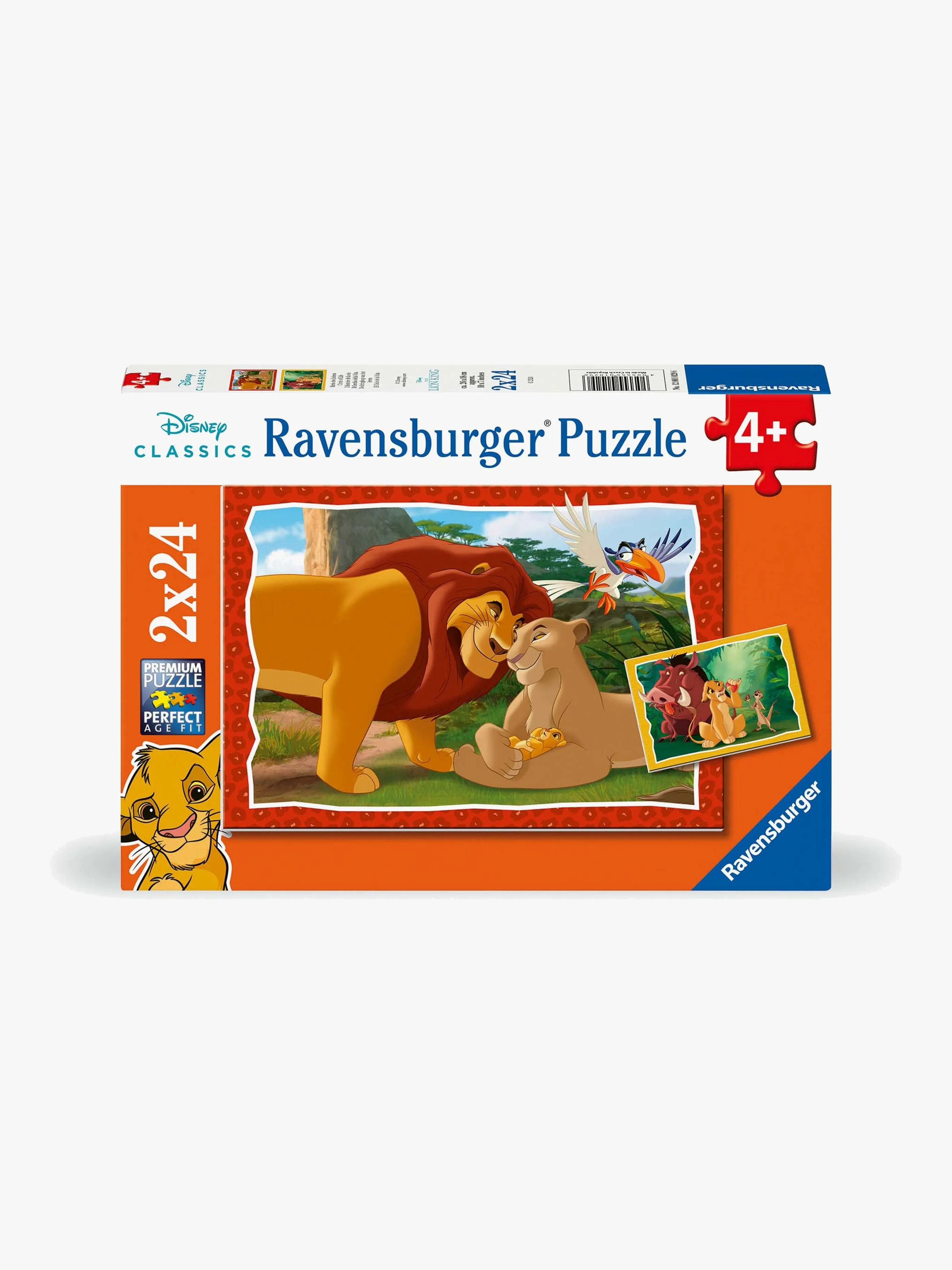 Ravensburger Lejonkungen Pussel 2x24 Bitar