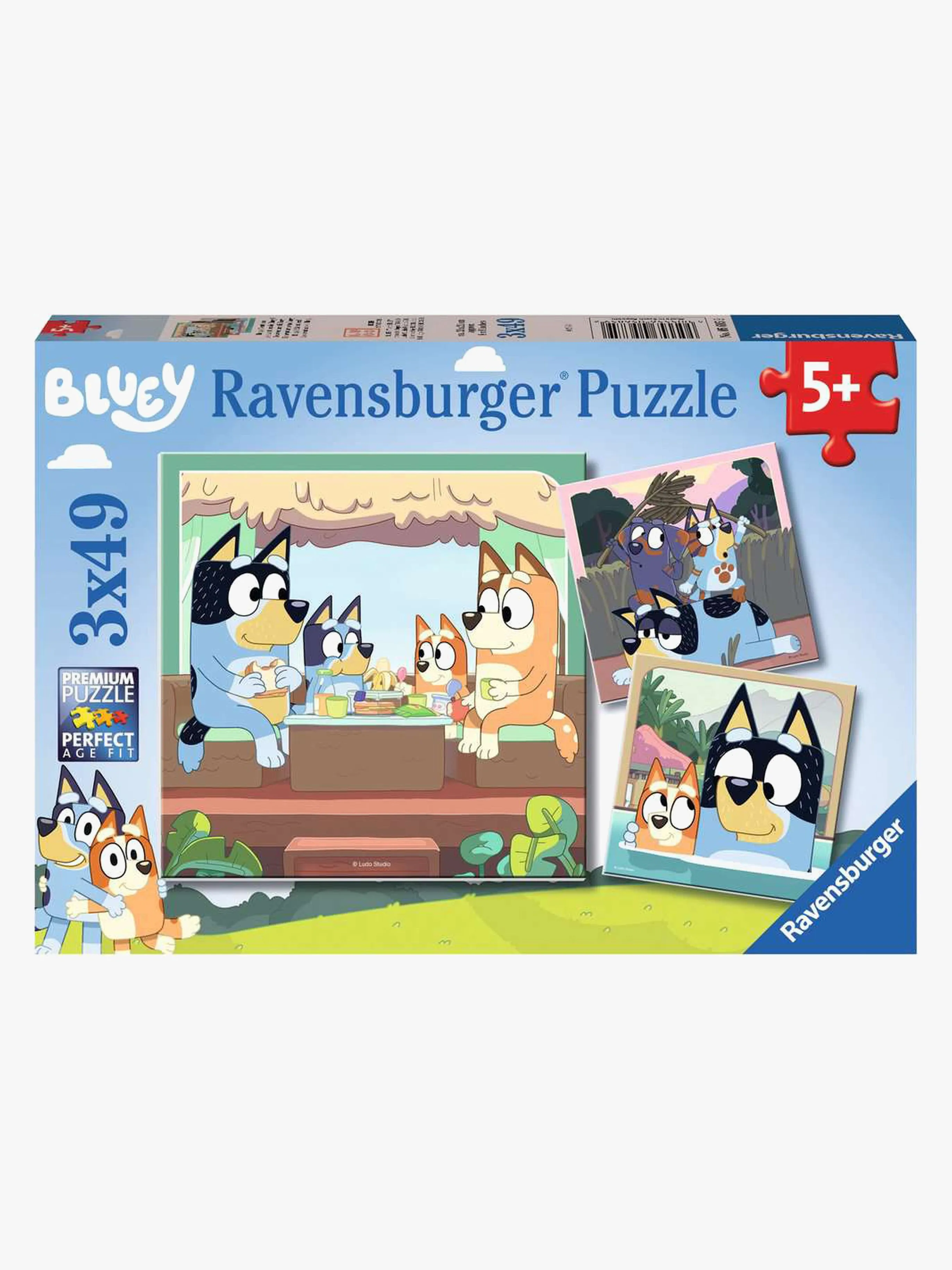 Ravensburger Pussel Bluey 3x49 Bitar