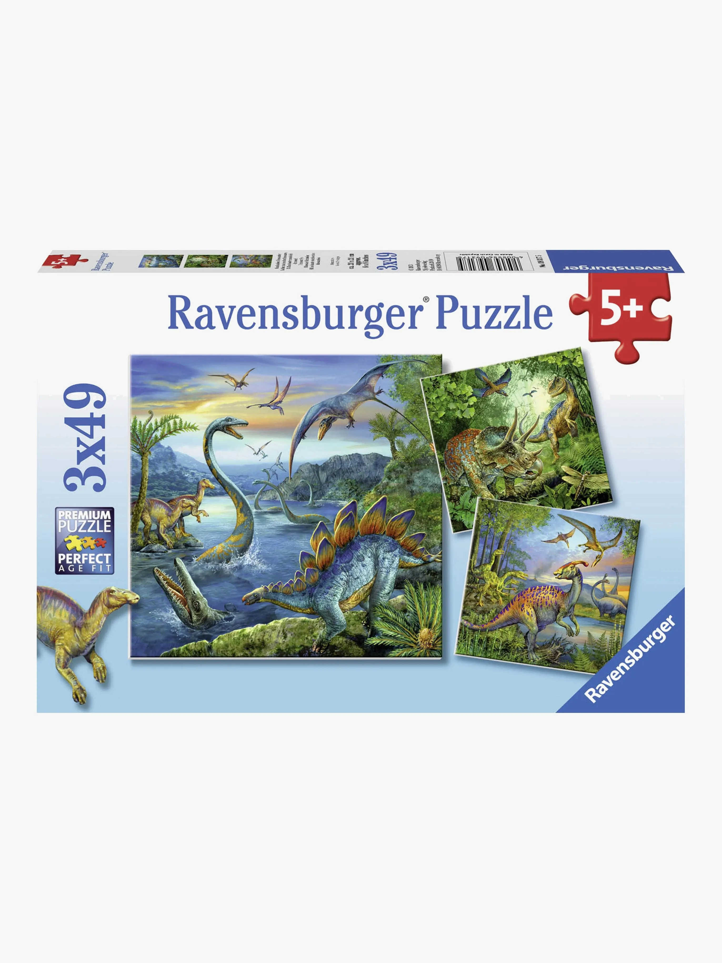 Ravensburger Pussel Dinosaurie 3x49 Bitar