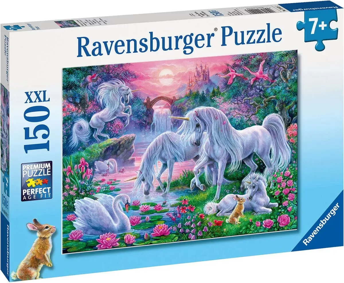 Ravensburger Pussel Enhörning I Solnedgång 150 Bitar