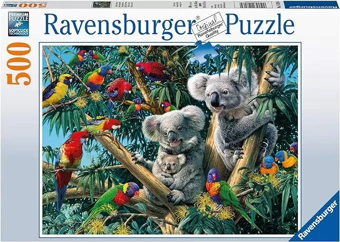 Ravensburger Pussel Koalor i Träd 500 bitar